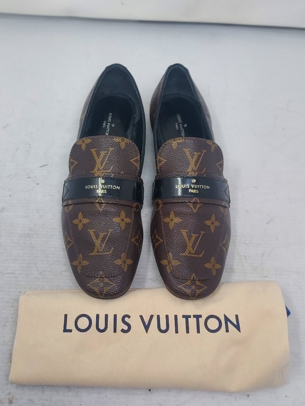 Louis Vuitton LV Monogram Brown Women Flat Shoe - Picture 4 of 13